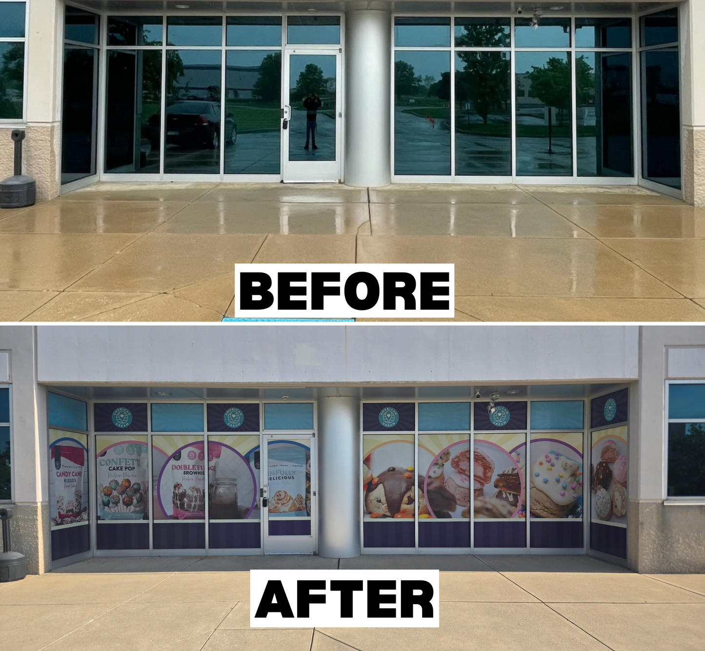 Perforated Window Decals