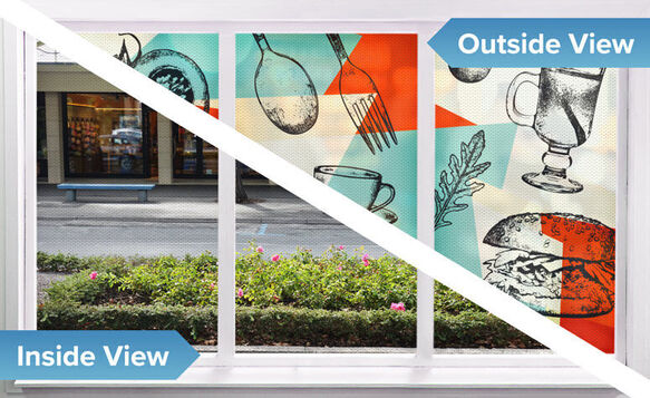 Perforated Window Decals